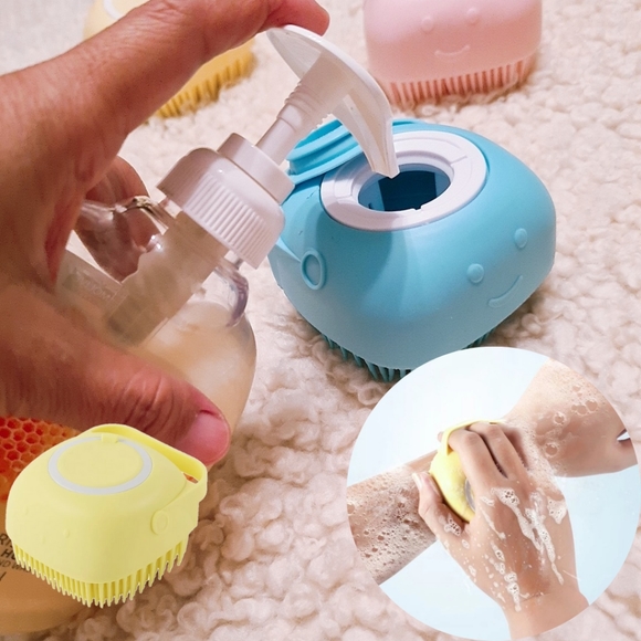 Other - Unisex Kids Adults Shower Blue Body Scrubber | Bath Massager Scrubber